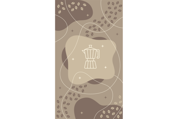 Decorative Coffee Shop Banner: Social Me