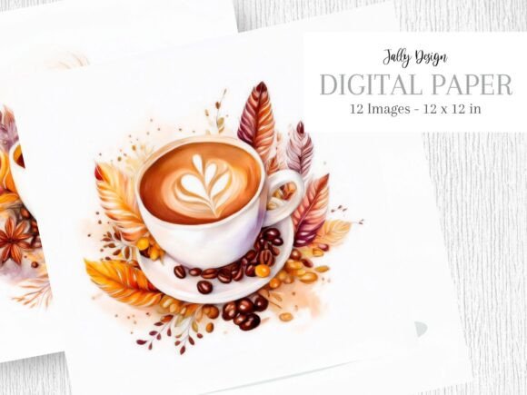 Elevate Designs with Boho Coffee Cup Art