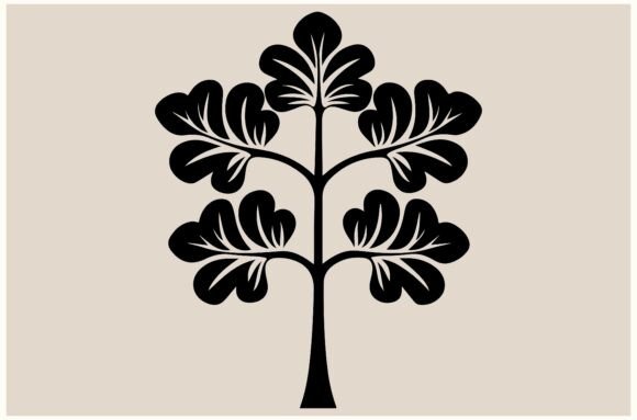 Elevate Designs with Ornament, Decorative Tree Silhouette