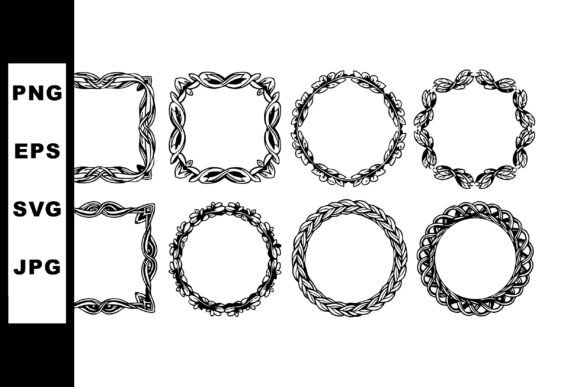 Elevate Designs with Ornamental Decorative Frames Vector Set