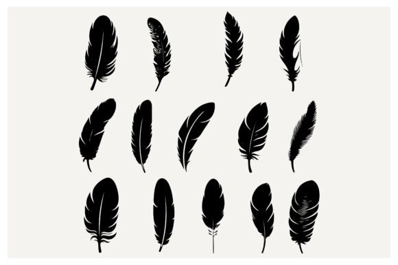Elevate Your Designs with the Feather, Flying Decorative Graphics Pack