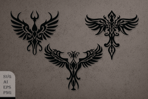 Elevating Creative Projects with the Decorative Bird Tattoo Set