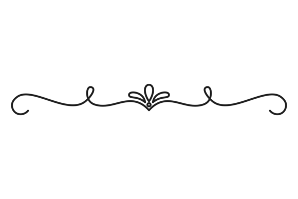 Elevating Visual Narratives: The Strategic Role of the Doodle Divider Black Line Decorative Element