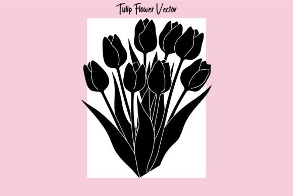 Evaluating the Simple Decorative Tulip Flower Bouquet for Professional and Craft Design Projects