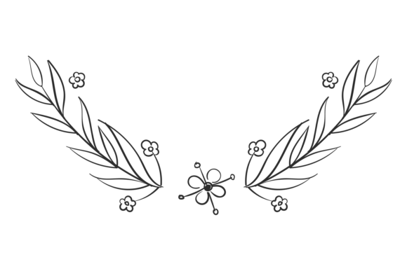 Floral Header: A Botanical Element for Design