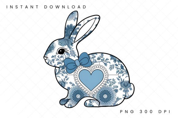 Integrating Decorative Floral Patterns Easter Bunny into Your Creative Workflow