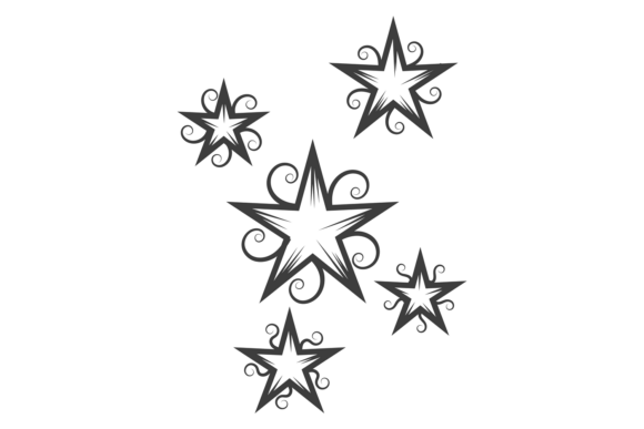 Ornate Stars Tattoo: Black Decorative As and the Rise of Celestial Ink