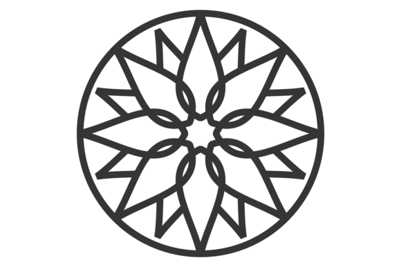 Round Flower Ornament: A Classic Design Essential