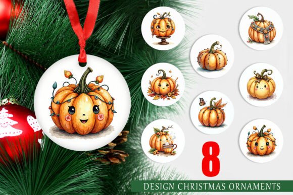 Transforming Autumn Aesthetics: The Versatility of Decorative Pumpkin Ornament Digital Designs