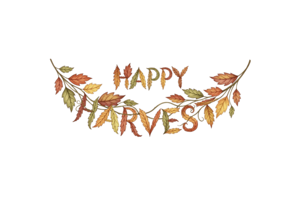 Unlocking Autumn Creativity with Happy Harvest Decorative Fall Leaf Text