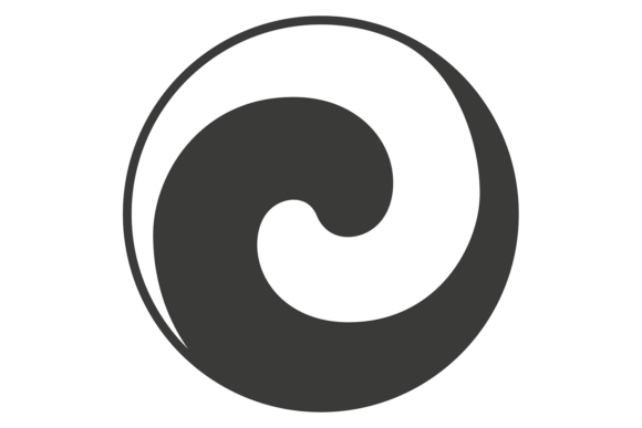 Unlocking Visual Impact with the Radial Motion Logo Decorative Black Whirl